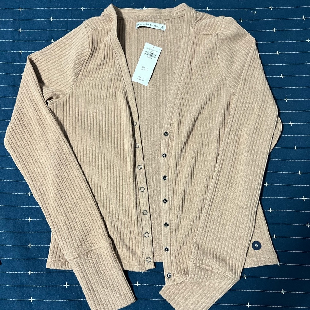TAN button up shirt